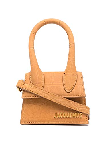 JACQUEMUS Moda De Lujo Mujer 203BA01203301740 Marrón Cuero Bolso De Mano | Temporada Permanente