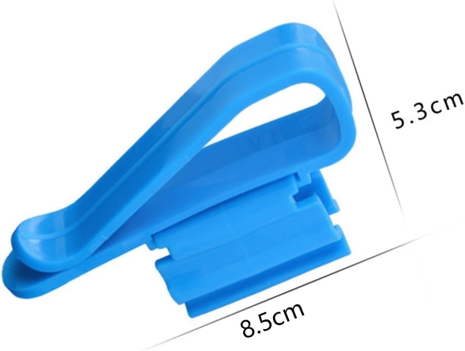 Image of 2Pcs Fish for Tank Mounting Clip Water Pipe Hose Holder Multifunction Adjustable Clamp for 0.31 inch inch-0.62 inch inch Dia Tub Aquarium Tube Holder, Aquarium Air Pump Accessories Aquarium Pumps and Filters (Blue)