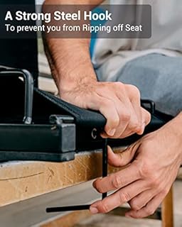 Ohuhu Stadium Seat, Portable Stadium Seats with Backs for Bleachers Folding Bleacher Seats with Backs with Shoulder Straps and Hook Bleacher Seat for Baseball Soccer Games Sports Events Outdoor Bench