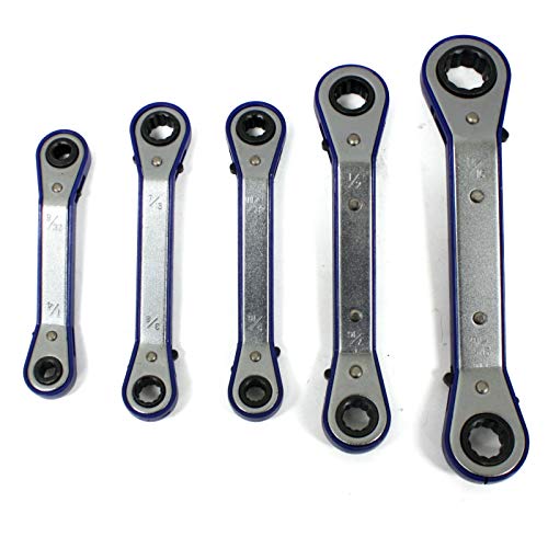 Juego de 5 Llaves de Carraca Offset Jikkolumlukka miniatura 1