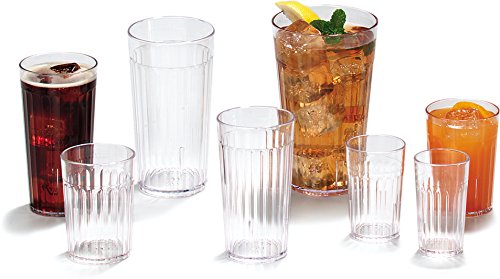 Carlisle FoodService Products Bistro Tumbler Plastic Tumbler for Restaurants, Catering, Kitchens, Plastic, 10.2 Ounces, Clear, (Pack of 72) by Carlisle FoodService Products - Used condition - Image 5