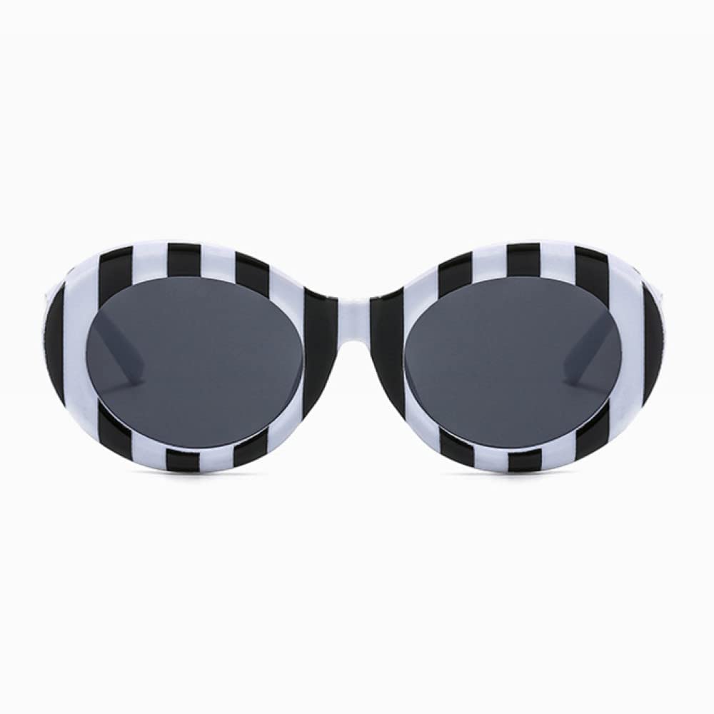 Occhiali da Sole ovali Vintage Donna Uomo Modello Zebra Occhiali da Sole Lady Travel Shades UV400