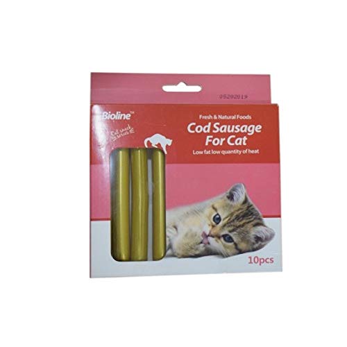 Bioline Cod Sausage for Cat 10pcs