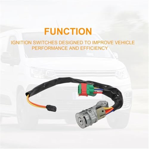 Cilindro cerradura encendido Citroen C2 C3 2002-2010 clausor interruptor 4162AH 6