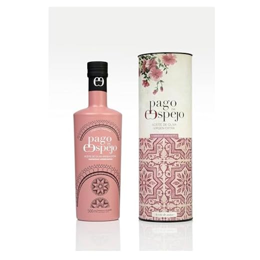 Pago de Espejo - Aceite Oliva Virgen Extra Arbequina de Jaén | AOVE Arbequina | Estuche Edición Limitada 500ml | Aceite Primera Cosecha | Reserva Familiar
