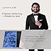 Alton Lane Mercantile Tuxedo Tailored Fit - Premium Quality Tuxedo for Men, Stylish and Elegant Formal Suit for Men, Raven Black, 40R