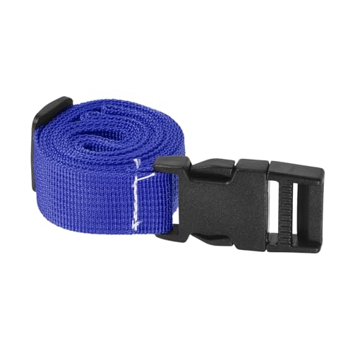 Image of M METERXITY 1 Pack Luggage Straps- Travel Baggage Accessories Adjustable Suitcase Belt with Quick Release Buckle, Apply to Travel (2 Meters, Blue)
