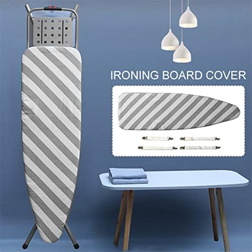Ironing Board Cover with Buckle Belt Durable Home Thickened Reusable Heat Resistant Pad Garment Protective Non Slip Elastic Edge