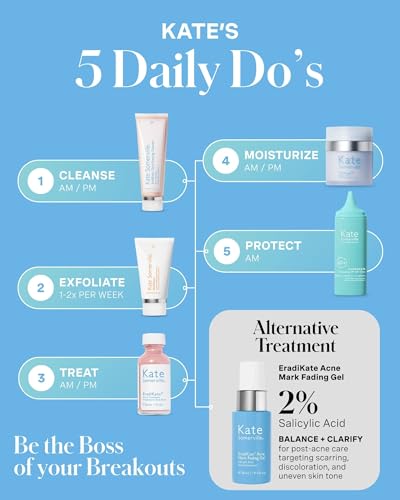Image of Kate Somerville EradiKate 10% Sulfur & BHA Acne Treatment - FSA /HSA Acne Treatment for Face, Clinically Formulated Pimple Cream Spot Treatment, Medicated Pimple Drying Lotion for Blackheads - 1 Fl Oz