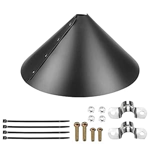 NIKJEBDF Nieuwe Eekhoorn Baffle, Hangende Eekhoorn Baffle Surround Duurzaam, Gemakkelijk te installeren, Geschikt voor Buiten,