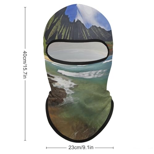 Balaclava para hombre, máscara para esquí y ciclismo, protector facial multifuncional para invierno miniatura 2