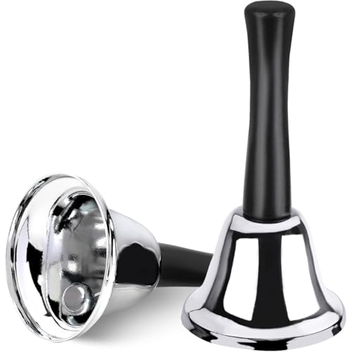 2 Sino de Mão Sineta de Natal Restaurante Equipe de Vendas Adestramento Escola Igreja