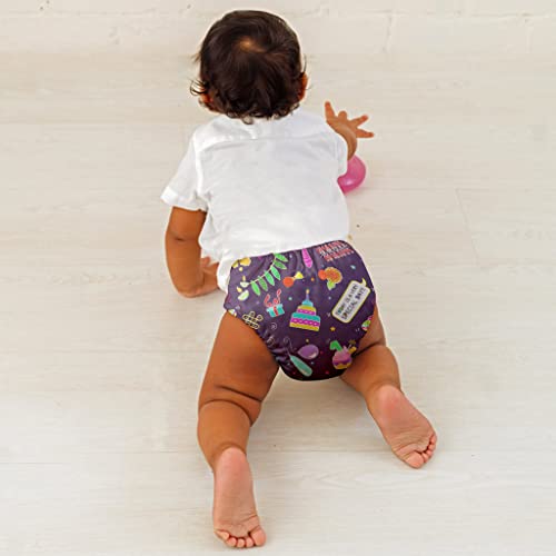 Image of SuperBottoms Swimming Diapers for Babies & Toddlers - Reusable & Adjustable Swim Diapers - Washable Cloth Diapers - Skin Friendly Fabric - Easy to Clean - Fits 3M - 3Y
