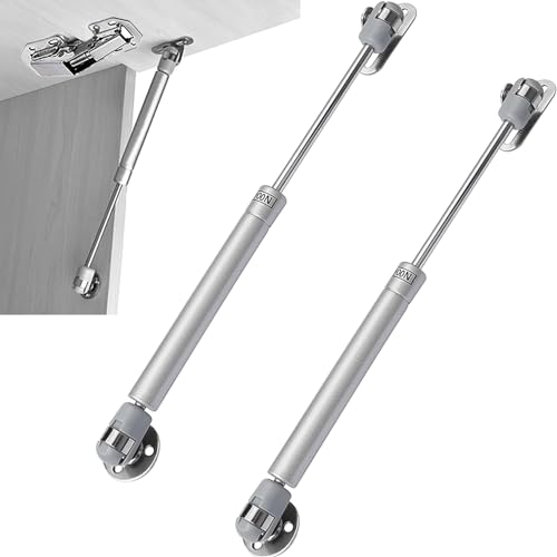 CTCEHL Amortiguadores de Gas,2 piezas Hidraulico Amortiguadores de Gas,100N Amortiguadores Muebles,apto para puertas de armarios,puertas de madera,armarios (2 pcs)