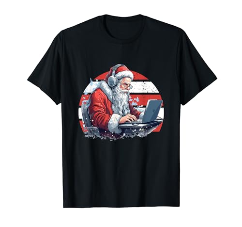 Funny Santa Programmer Developer | Buon Natale Maglietta