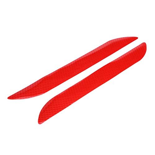 Adesivo refletivo de segurança para carro, 2 peças 300 m PET autoadesivo luz decalque de segurança a