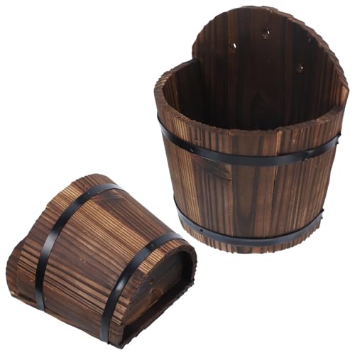 VANZACK 2pièces Pot De Fleurs Jardinière Suspendue Support pour Plantes Contenant à Fleurs