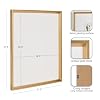Kate and Laurel Calter Framed Linen Fabric Pinboard, 21.5x27.5, Gold