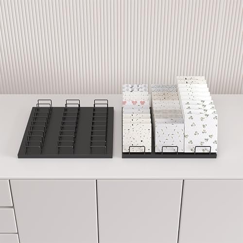 Exhibidor de azulejos sofisticado y resistente para vitrinas de materiales 4
