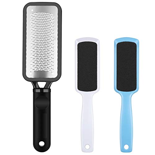 3pcs Foot File Kit Colossal Foot Rasp & Double-Sided Foot File Callus Dead Skin Remover Foot Scrub Care Tool