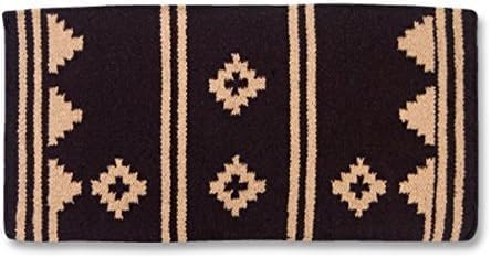 HUMAYL Saddlery Saddle Pad/Blanket for Horses Western Show Horse Saddle Blanket New Zealand Design Handmade Wool Saddle Blanket Top Wool Saddle Pad Regular Size : 34" L x 36" W x 1" inches PAD056