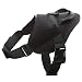 Yisibo Tactical K9 Dog Harness Vest Nylon Adjustable Service Patrol Training Dog Vest with Handle for Small Large Dog Black L