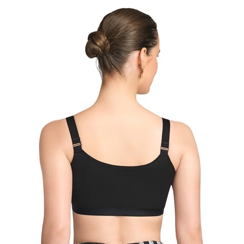 Image of TRYLO Cotton Riza Women's Non-Padded Non-Wired,Full Coverage,Seamless Front Open Bra