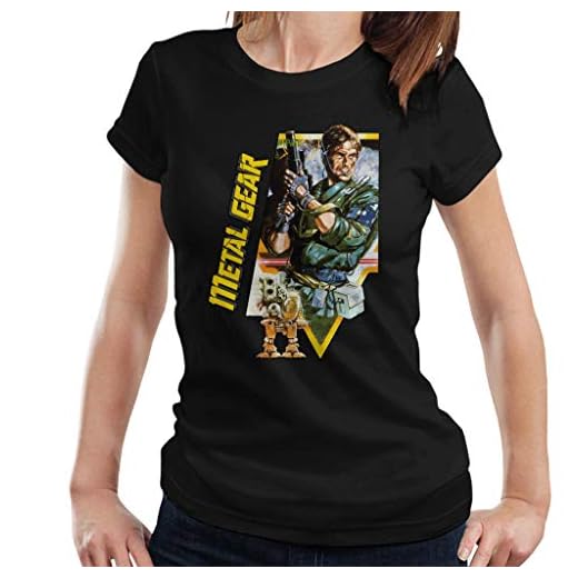 Metallgear original cover art damt-shirt
