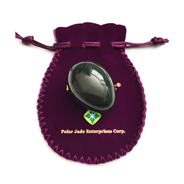 Polar Jade Nephrit Jade-Ei, ungebohrt (1 Stück (1er Pack)) – Bild 6