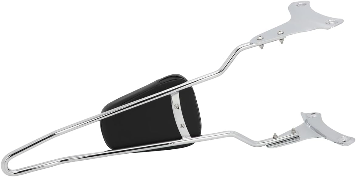 Passenger Sissy Bar Rear Tall Backrest for Honda Shadow Ace VT400 VT750C VT750CD 1997-2003, Chrome