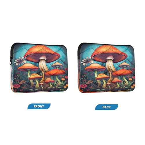Funda para portátil 13-14 pulgadas Colorful Mushrooms miniatura 2