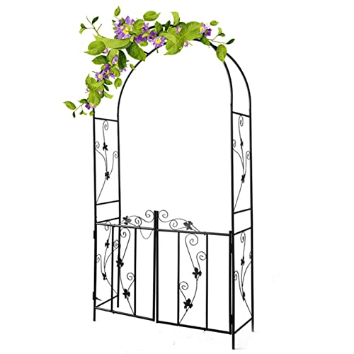Arche de Jardin avec Portail pour Sécuriser l'Entrée et Guider les Plantes