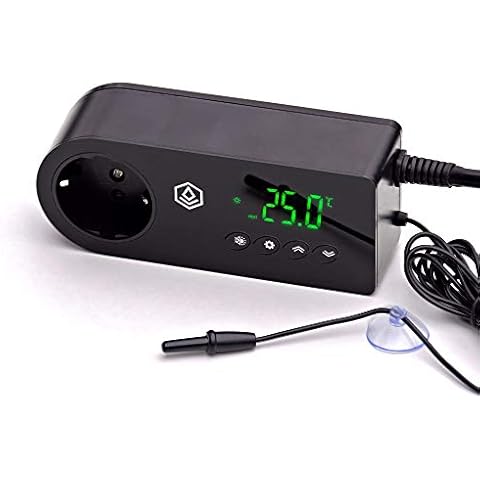 FYTO Switch Classic Thermostat • Ideal für die Temperaturregulierung von Heizmatten • Wärme- und Kühlfunktion • Pflanzenanzucht • Terrarien und Zimmergewächshaus Cover