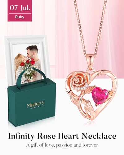 Infinity-Rose-Flower-Heart-Necklaces-for-Women-925-Sterling-Silver-Anniversary-Jewelry-for-Her-Love-Gifts-for-Wife-Sister-Grandma-Mom-Mothers-Day-Valentines-Birthday-Christmas-Rose-Gold-Birthstone