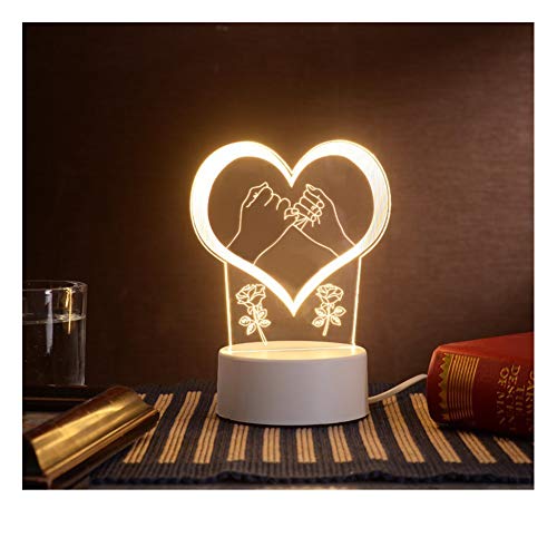 Lampe 3D et veilleuse rechargeable à 3 couleurs style 21 pour enfant et adulte