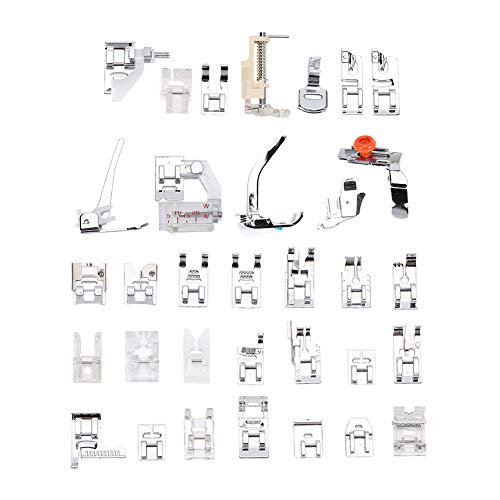 Set de 32 Pies Prensatelas para Máquina de Coser