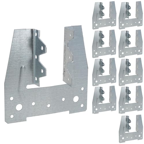 Image of 38mm Truss Clips Galvanised Brackets Fasteners Fixings Rafters to Wall Plates 10pc