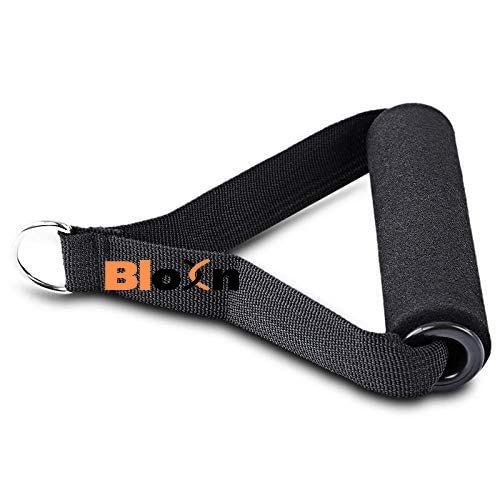 BLOXN Multi Purpose Nylon Pull Rope with Foam Grip Handles, Versatile Resistance Training Tool, Durable Construction, Nylon D Handle Pair, for Your Workout & Exercise-image-44
