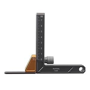 Qquioeciuoe BL045 Tiefenmessgerät Aluminiumlegierung