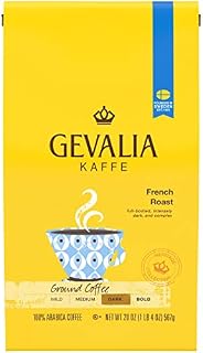 Gevalia Dark French Roast Ground Coffee (20oz Bag)