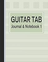 Algopix Similar Product 2 - Guitar Tab Journal  Notebook 1