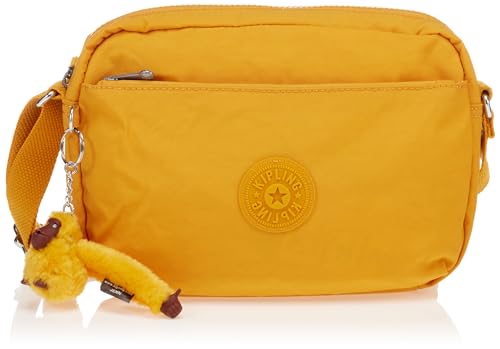 Kipling Bolsa tiracolo feminina Damian Up, Spicy, ouro, 12.25''L x 15.75''H x 6.75''D