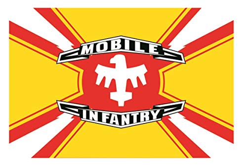 Drapeau u24 starship troopers mobile infantry bootsflagge qualité premium 60 x 90 cm