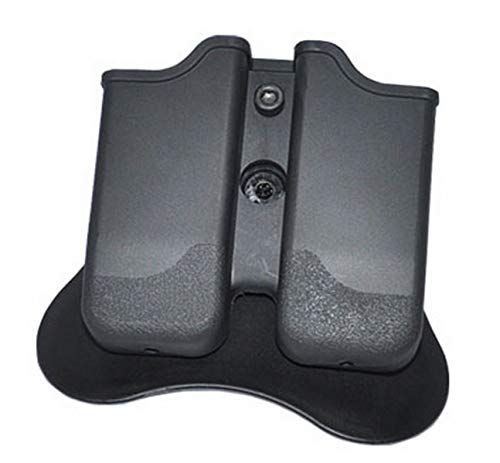 Tactical Scorpion Gear TSG-MPP2 Polymer Modular Double Magazine Pouch Fits: Taurus, Beretta, Springfield, Walther - Black