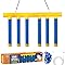 NEKSKA Reflex Sticks Rebounce Game, Reflex Challenge Game, Falling Sticks Reaction Time Trainer with Adjustable Speed Modes for Home, Office & Team Activities (Yellow)