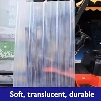 Plastic Roofing,Roofing Cladding Insulating Polycarbonate Sheet Plastic Roof Panel Pool Roofs, Garden Fences(0.9x1m/2.95x3.28ft)
