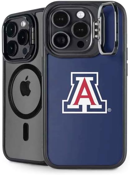 Skinit Kickstand Phone Case Compatible with iPhone 14 Pro - Officially Licensed University of Arizona Primary Logo Blue Design