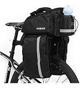 LOCALLION Bike Trunk Bag Expandable Bike Rack Bags 35L Bike Panniers Rear Seat Cargo Bag Bicycle ...