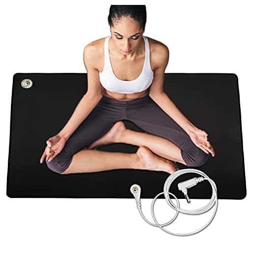 Grounding Mat,Reduce Pain, Reconnect to The Earth EMF Recovery,35.4x23.6 inches Fits for Better Working,Sleep Assist and Helps with Anxiety