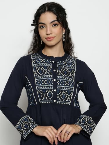 Image of Vbuyz Women'S Cotton Floral Print Straight Stitched Kurta Pant With Dupatta